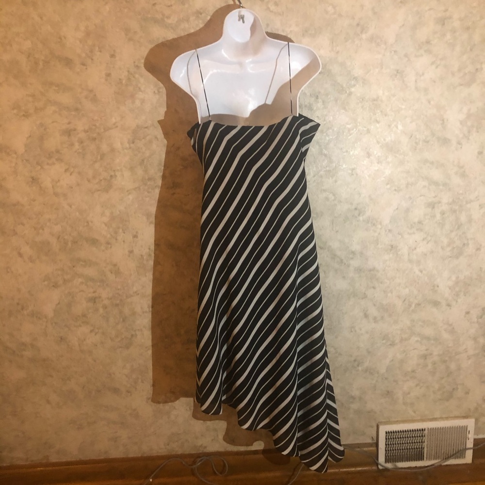 Jessica Howard Crooked Hem Spaghetti Strap Dress - Picture 12 of 15